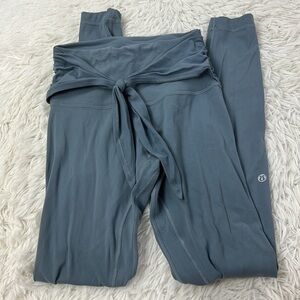 Lululemon Align Pant 28" *Wrap Waist Blue Charcoal